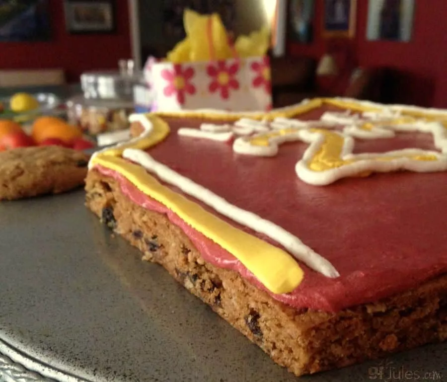 Oatmeal Cookie Jersey Cake slice