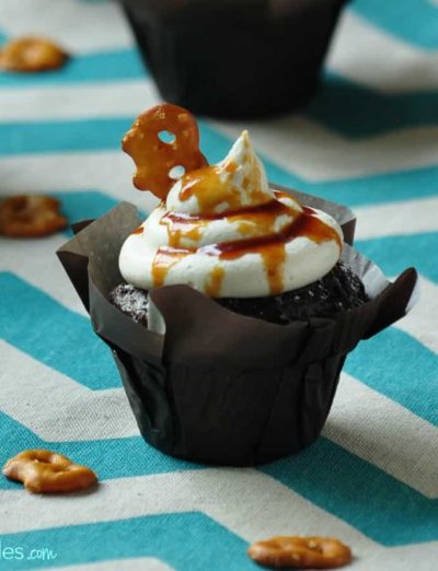 Gluten Free Salted Caramel Cupcake