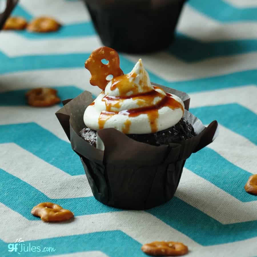 Gluten Free Salted Caramel Cupcake