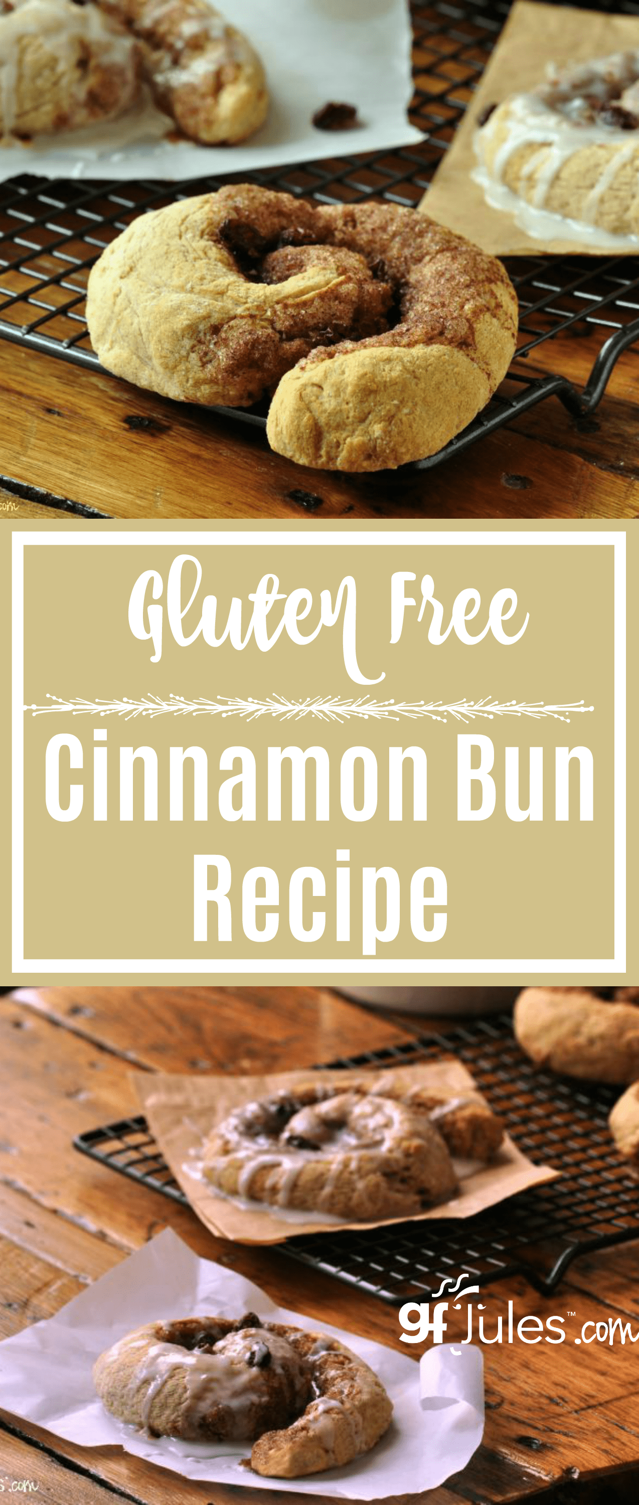 Gluten free cinnamon buns, topped with a sweet confectioner's sugar glaze ... this simple recipe will bring a favorite treat back to your breakfast table!
