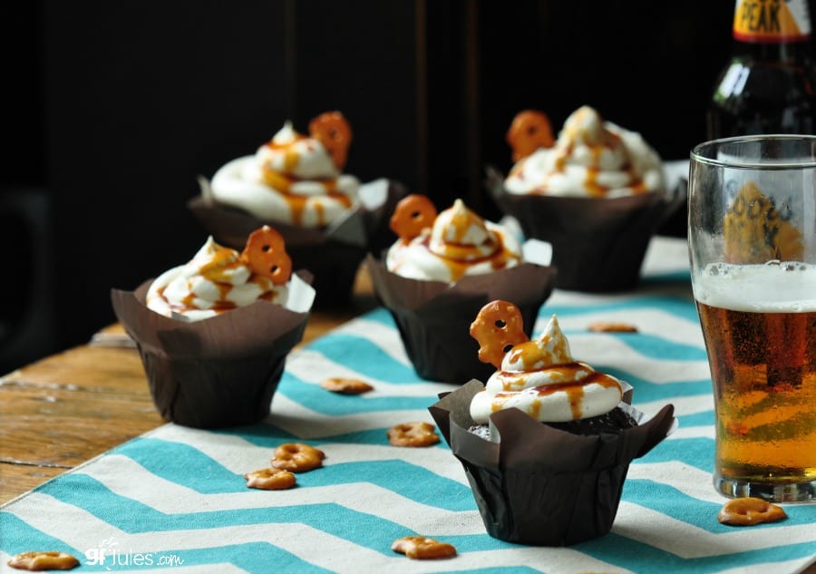 Gluten Free Salted Caramel Cupcakes Poured Beer