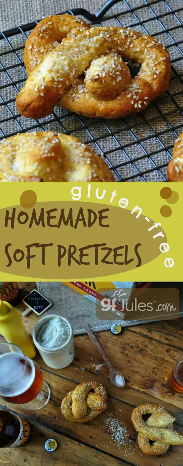 Gluten Free Soft Pretzels are as close as a bag of gfJules Flour -- the flour that lets you make ANYTHING you're missing in your GF life. Try gfJules & see! gfJules.com