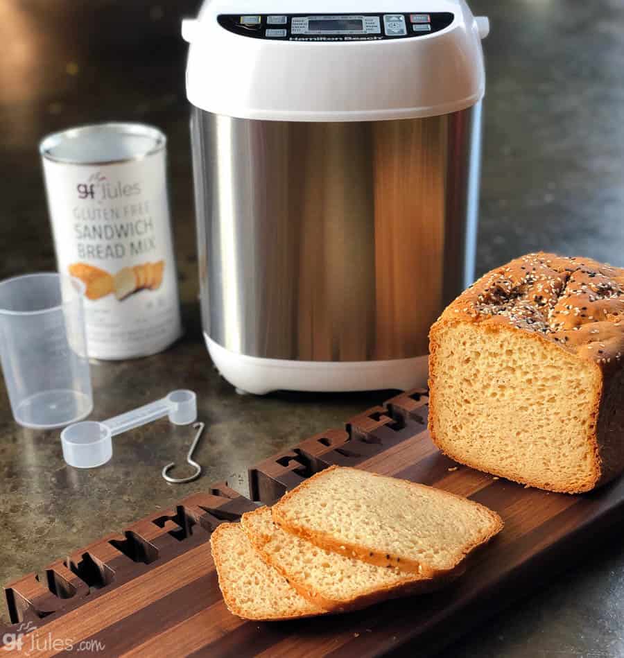 gluten free bread with Hamilton Beach Bread Maker