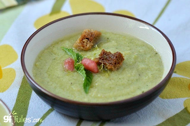 gluten free green gazpacho soup