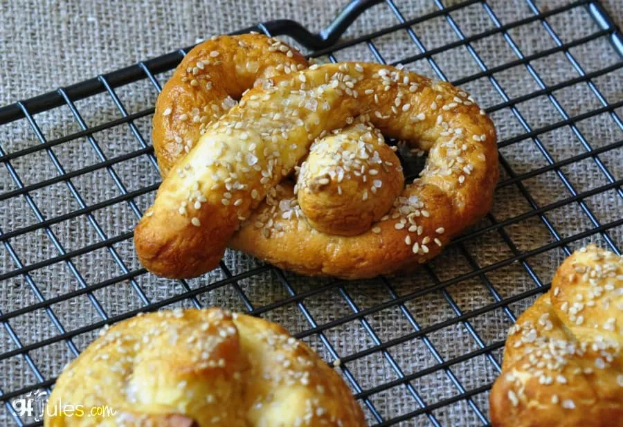 gluten free soft pretzel