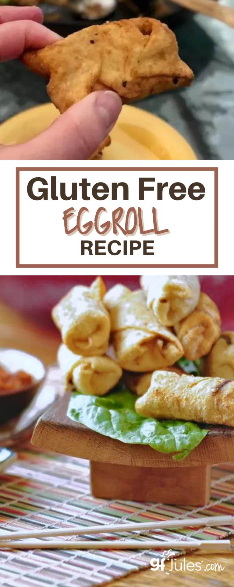 Gluten Free Eggroll Recipe try with gluten free wonton wrappers gfJules