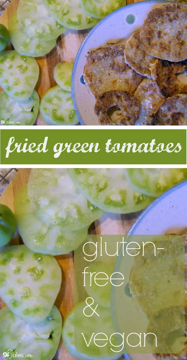 gluten free fried green tomatoes gfJules.com