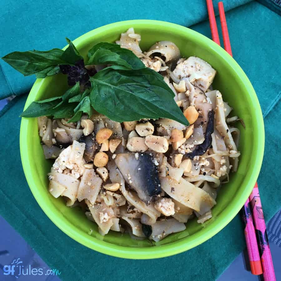 Gluten Free Pad Thai Recipe from the 400 FREE gf recipes from gfJules!