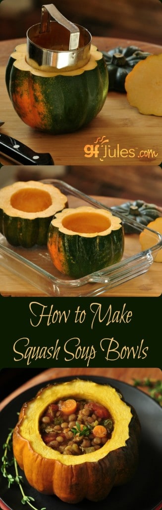 How to Make Squash Soup Bowls