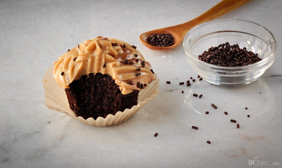 Healthier Gluten Free Chocolate Cupcakes