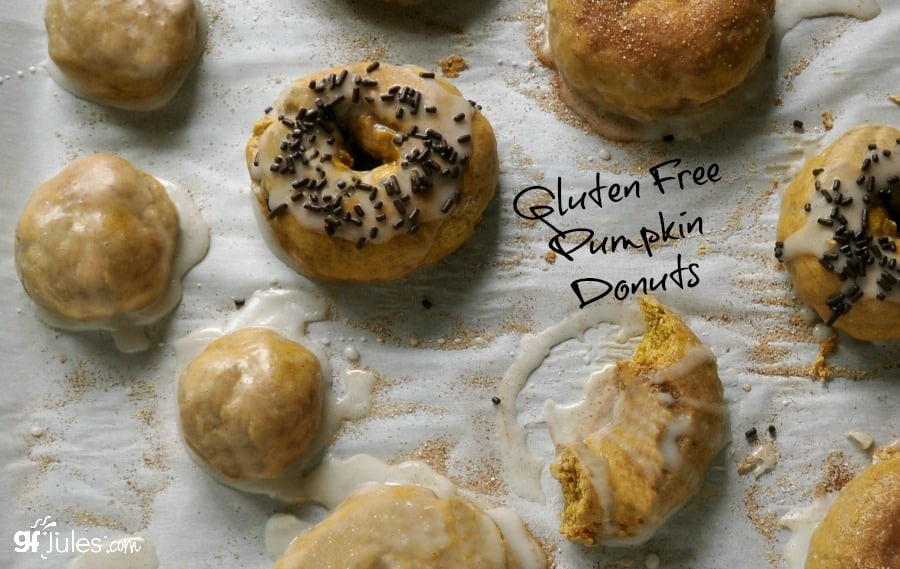 gluten free pumpkin donuts Pinterest - gfJules