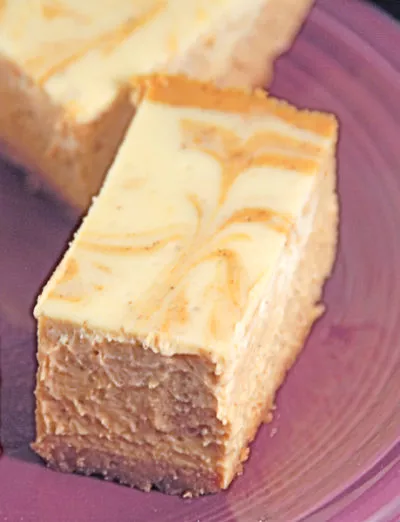 gluten free vegan pumpkin cheesecake squares | gfJules