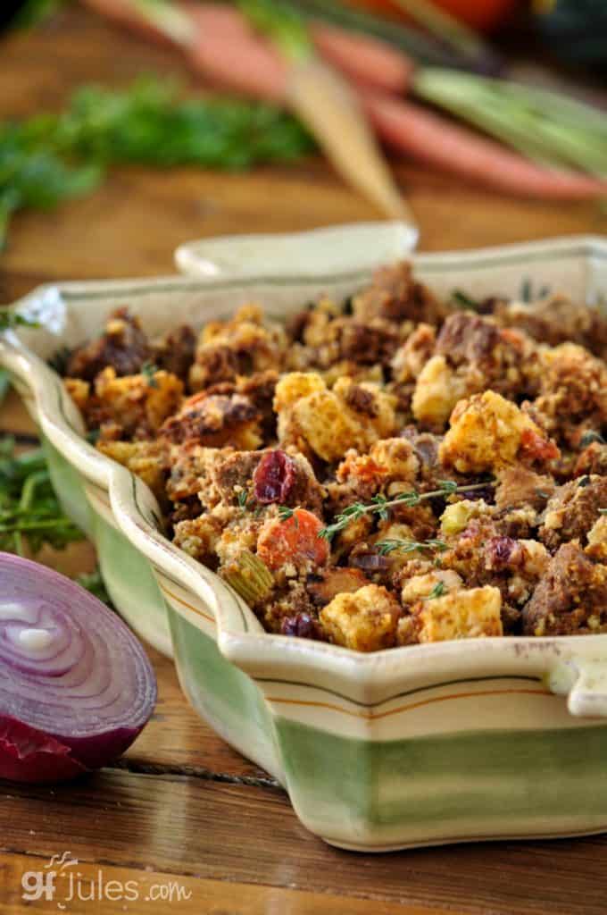 Gluten Free Stuffing with carrots