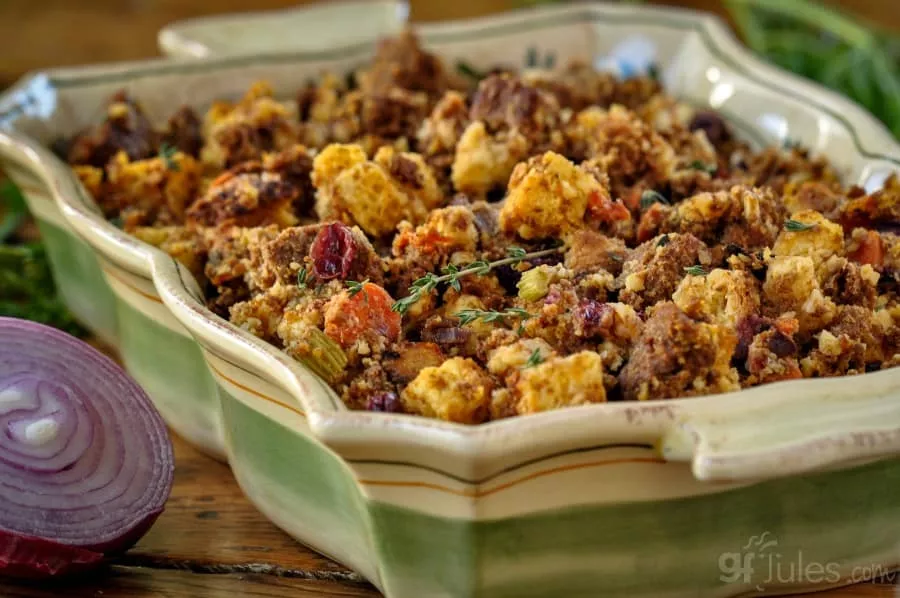 Gluten Free Stuffing with onion