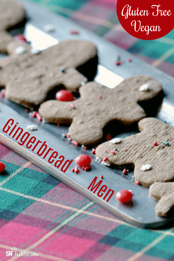 Gluten free graham crackers as gingerbread men