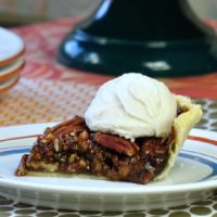 gluten free pecan pie slice with so delicious - gfJules