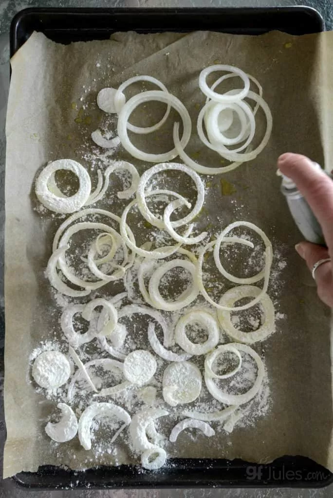 making gluten free onion rings