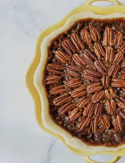 gluten free vegan pecan pie sq