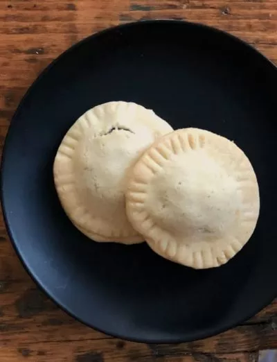 2 gluten free raisin filled cookies