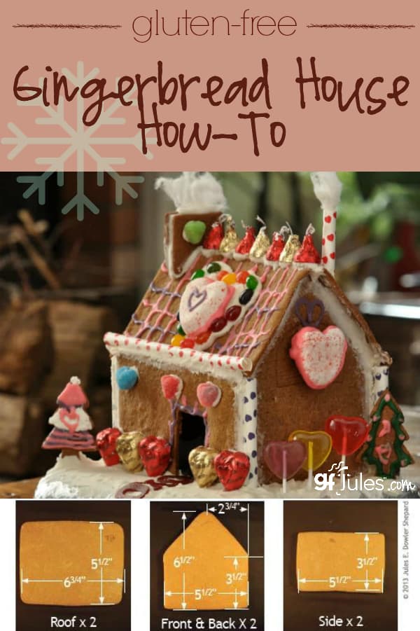 Vegan Gluten Free Gingerbread House How To - GF Jules