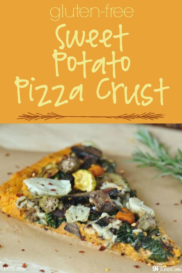 Gluten Free Sweet Potato Pizza Crust by gfJules is not just delicious, it's guilt free and healthy!