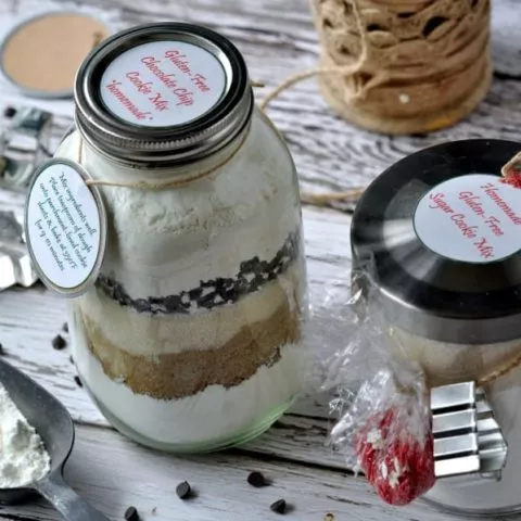 gluten free cookie mix in jars - gfJules