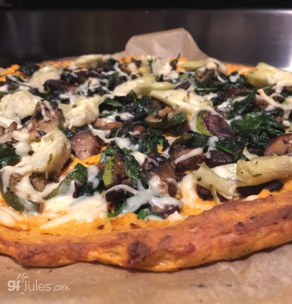 gluten free sweet potato pizza whole