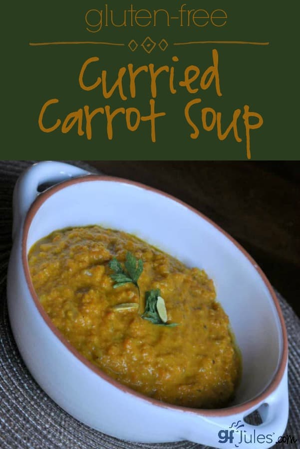 Gluten Free Curried Carrot Soup - gfJules