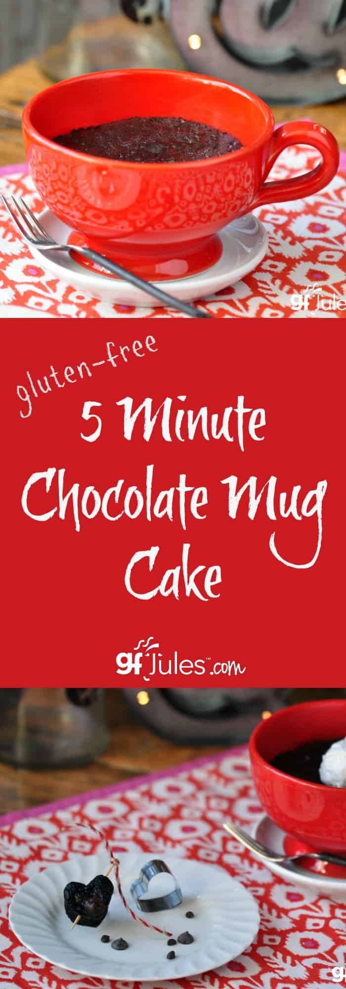 5 Minute Gluten Free Chocolate Mug Cake