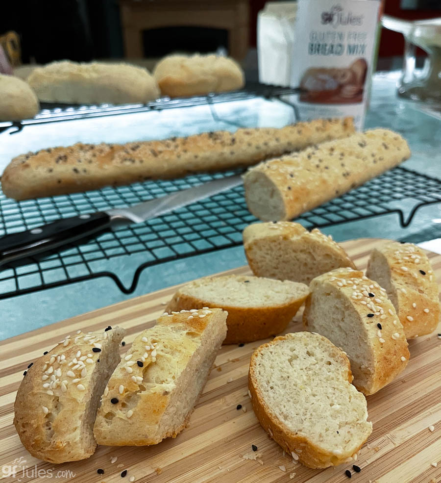 gluten free baguettes made from mix | gfJules