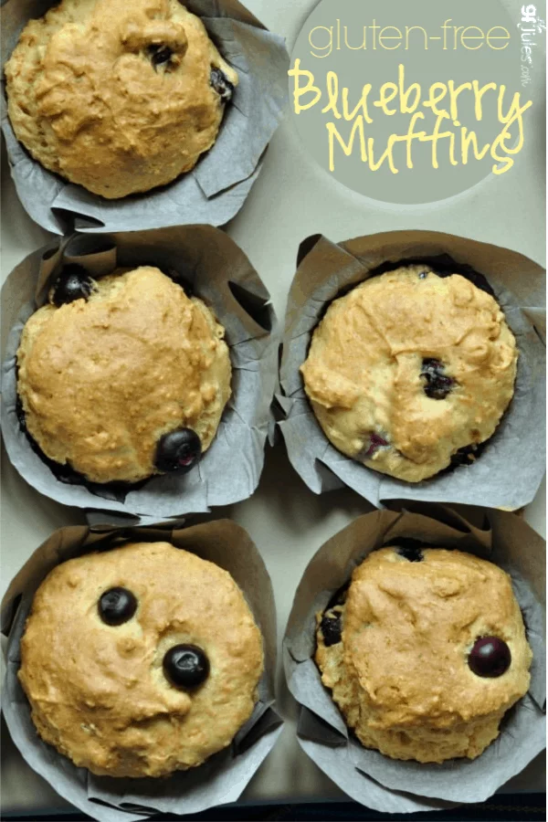 Gluten free blueberry muffins that are moist, full of flavor and stay fresh for days. That's the #1-rated gfJules Muffin Mix at work. Dressed. To. Impress.