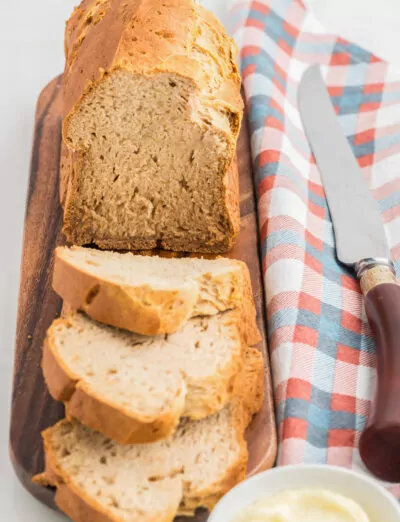 Yeast Free Gluten free Bread sliced