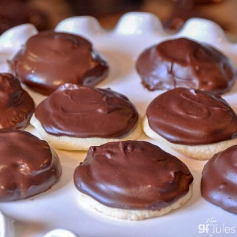 gfJules' Gluten Free Tagalongs on plate