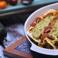 Gluten Free Veggie Burritos and Guacamole Dressing
