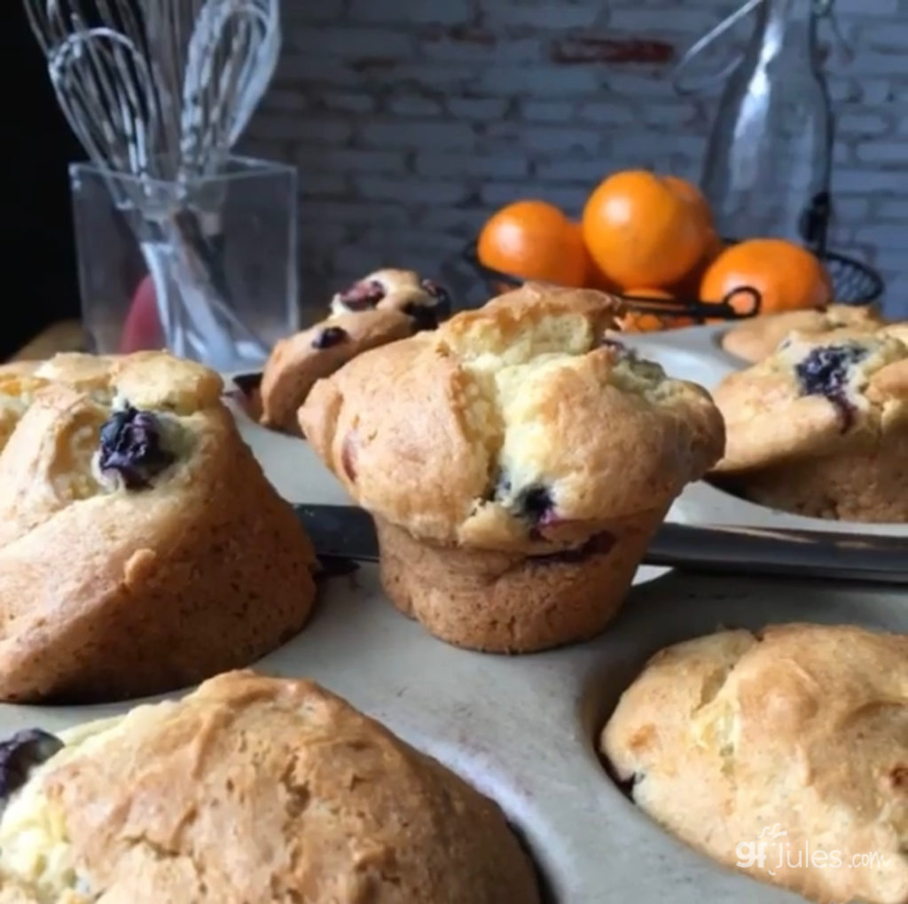 jumbo gluten free blueberry muffins copy