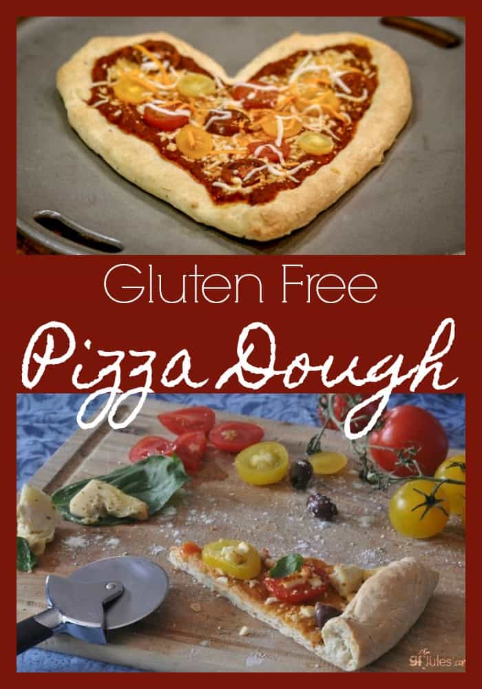 Delicious, chewy, REAL gluten-free pizza is at hand, with this amazing recipe! No more rice crust pizza for you! REAL gluten free PIZZA is back on the menu!