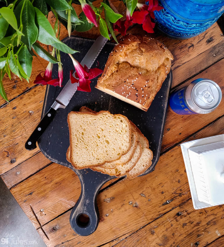 Gluten Free Beer Bread Recipe. Bread Machine or Oven. EPIC w/ gfJules!