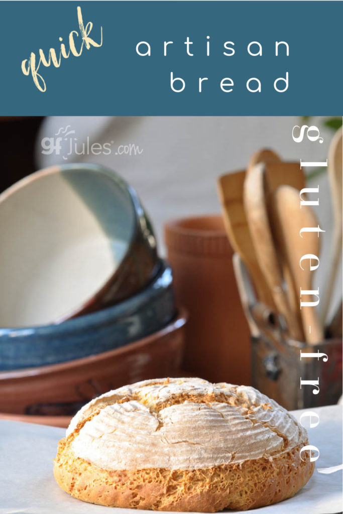 Quick Gluten Free Artisan Bread Recipe | gfJules