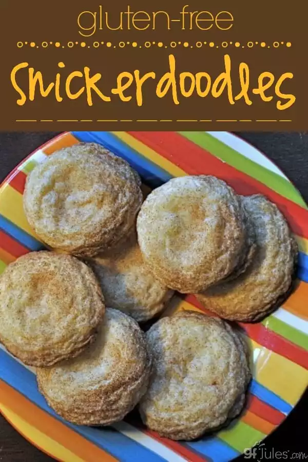 Gluten Free Snickerdoodles taste like a treasured family recipe - gfJules