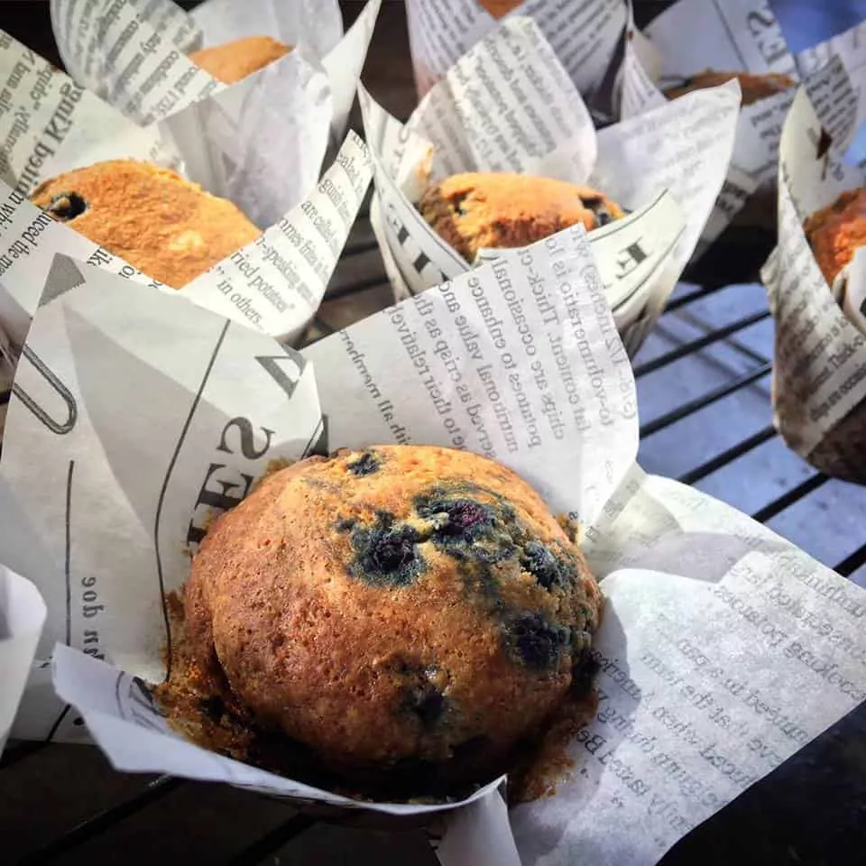 gluten free blueberry muffins