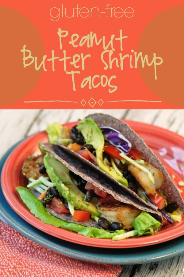 Gluten Free Peanut Butter Shrimp Tacos - gfJules