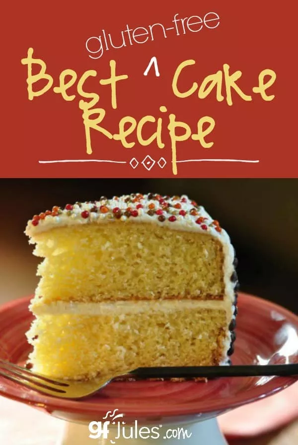 Hands Down: The Best Gluten Free Cake Recipe. Look how light and airy it is - simply magic! gfJules
