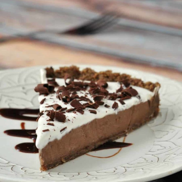 chocolate cream pie slice |gfJules.com