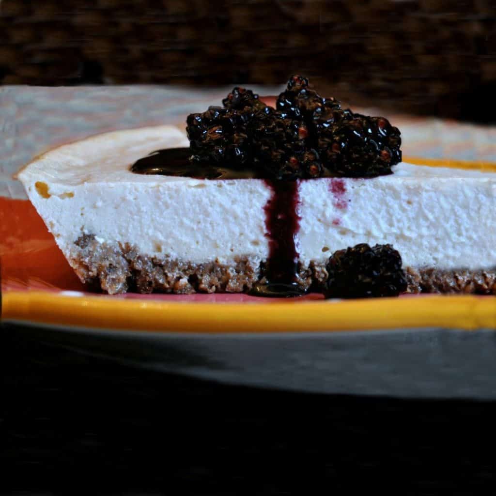 Gluten Free Vegan Cheesecake Recipe creamy and delicious! gfJules