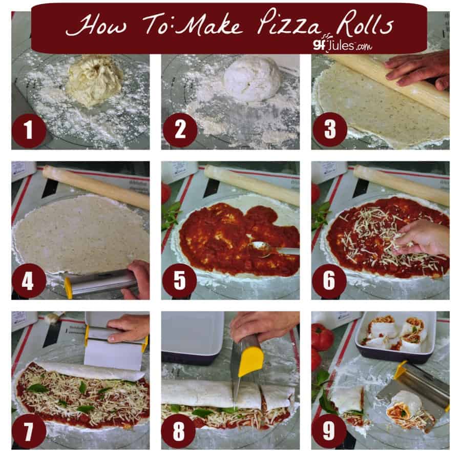 How to Make Pizza Rolls gfJules.com