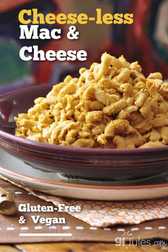 Cheeseless Mac and Cheese | gluten free and vegan by gfJules
