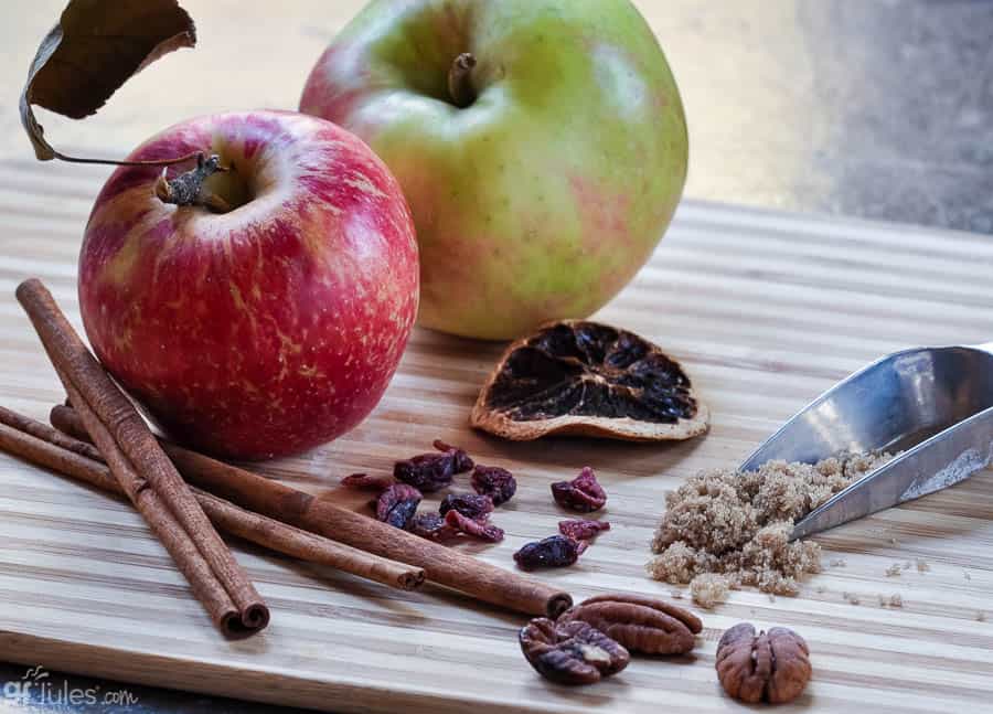 Gluten Free Baked Apple Pies - topped w/ award-winning gfJules crust!