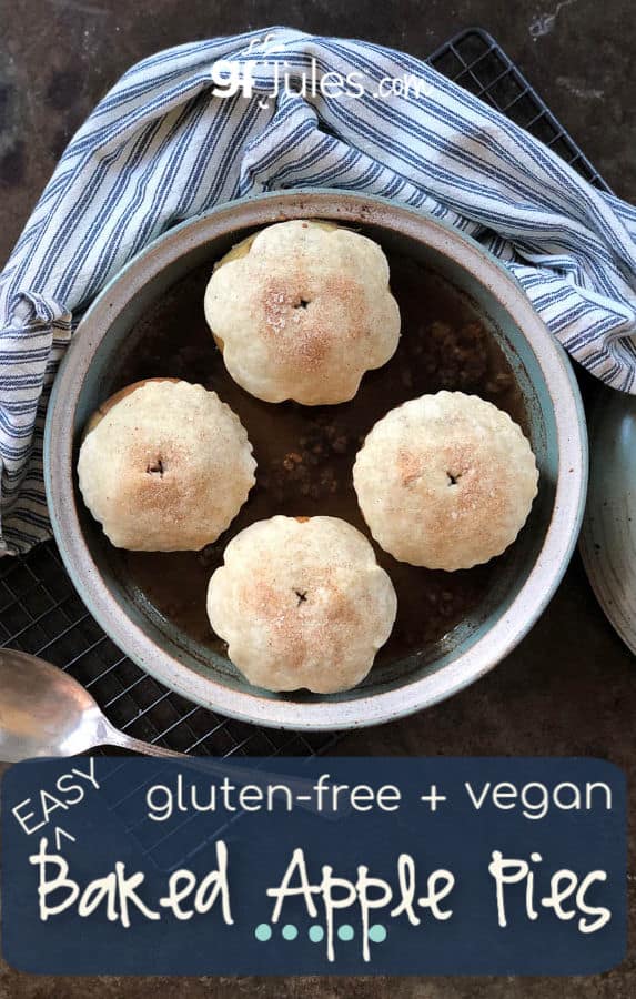 gluten free baked apple apple pies | gluten free & vegan + totally easy! | gfJules