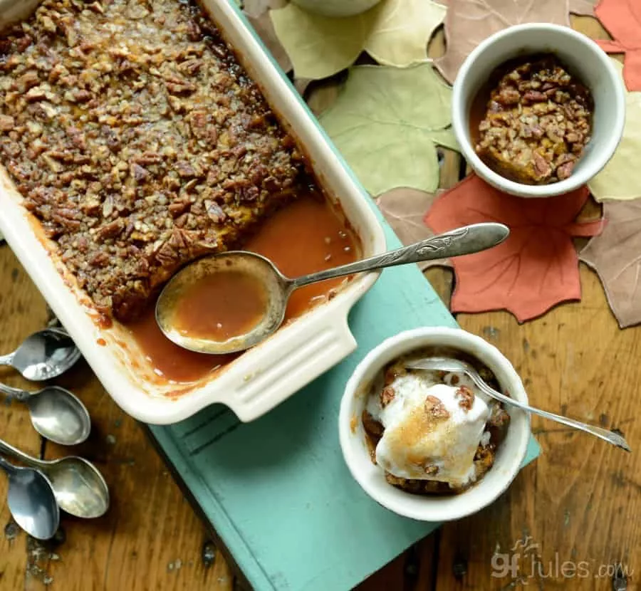 Gluten Free Fruit Cobbler with ice cream