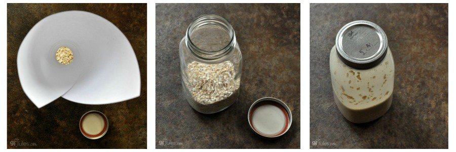 making gluten free overnight oats is as easy as 1-2-3! gfJules